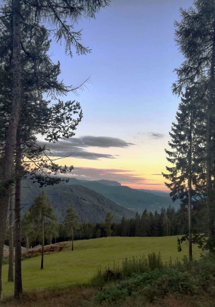 Die Oberhauserhütte auf der Rodenecker-Lüsner Alm 