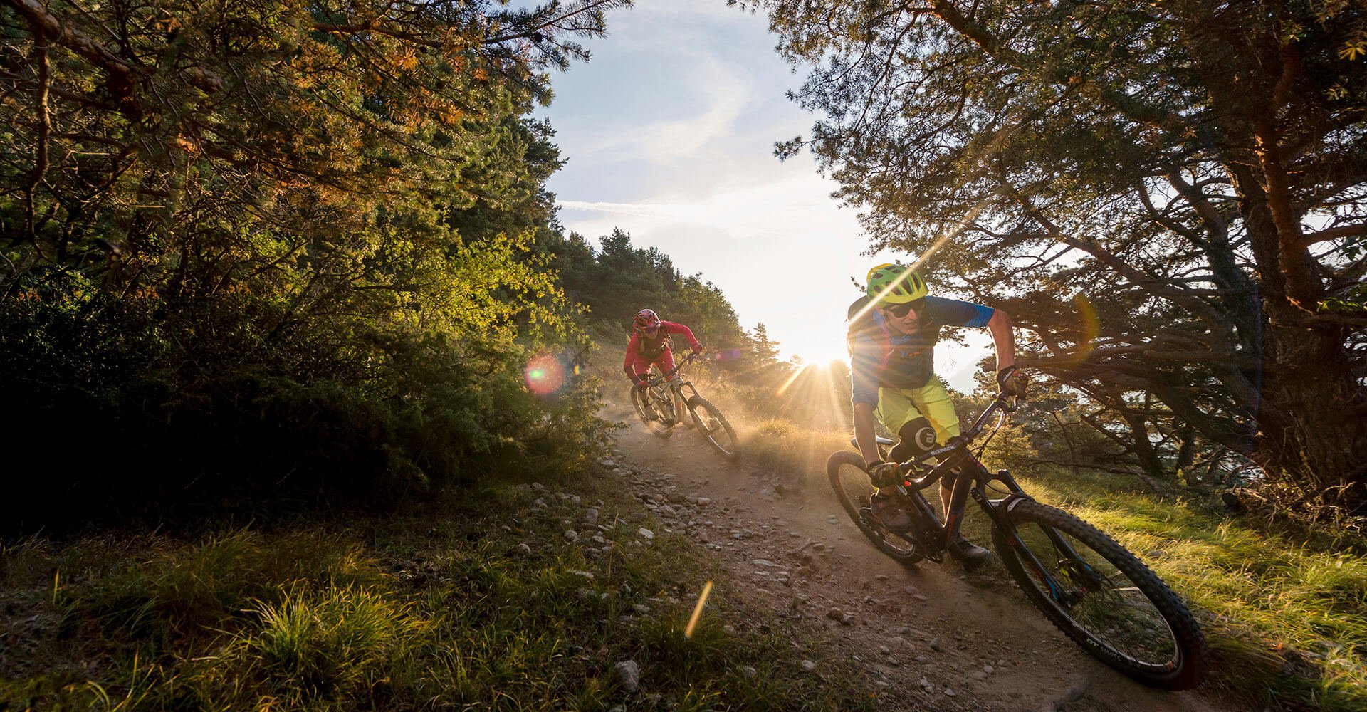 Mountainbiken auf der Alm